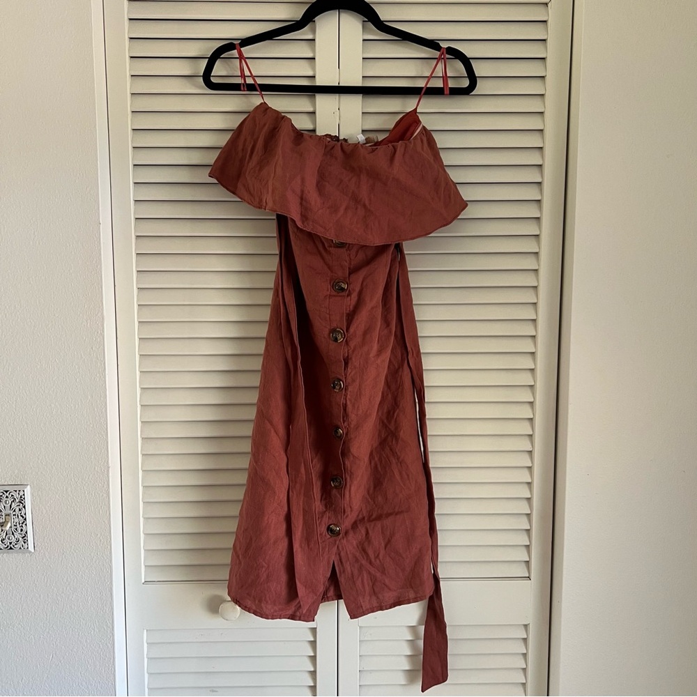 Vici linen dress